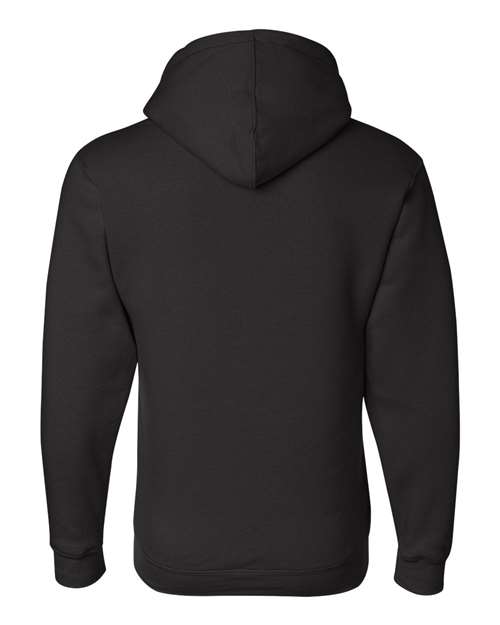 Unisex USA-Made Full-Zip Hooded Sweatshirt - Black Back
