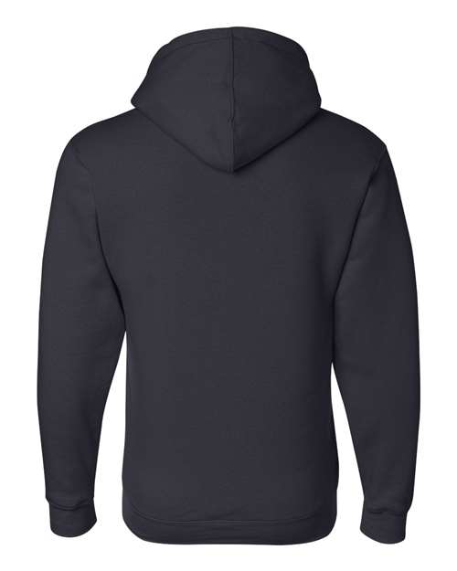 Unisex USA-Made Full-Zip Hooded Sweatshirt - Navy Back