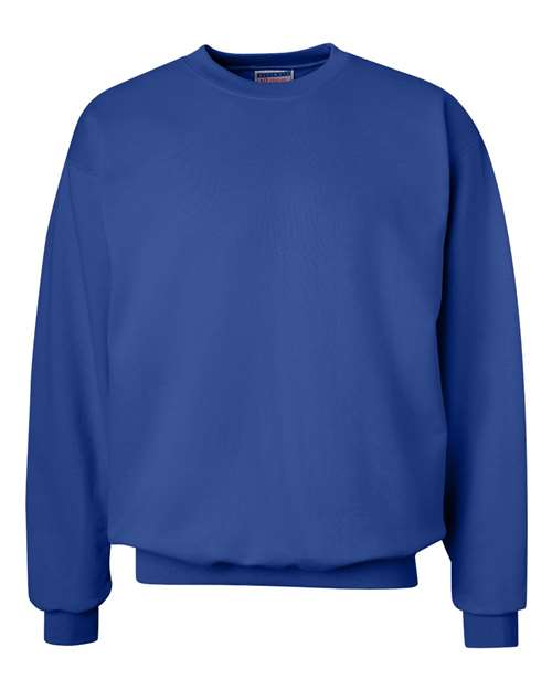 Unisex Ultimate Cotton® Crewneck Sweatshirt - Deep Royal Front