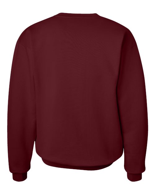 Unisex Ultimate Cotton® Crewneck Sweatshirt - Maroon Back