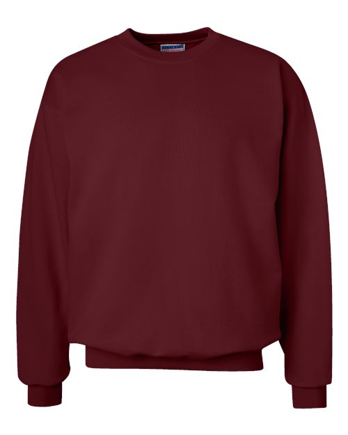 Unisex Ultimate Cotton® Crewneck Sweatshirt - Maroon Front