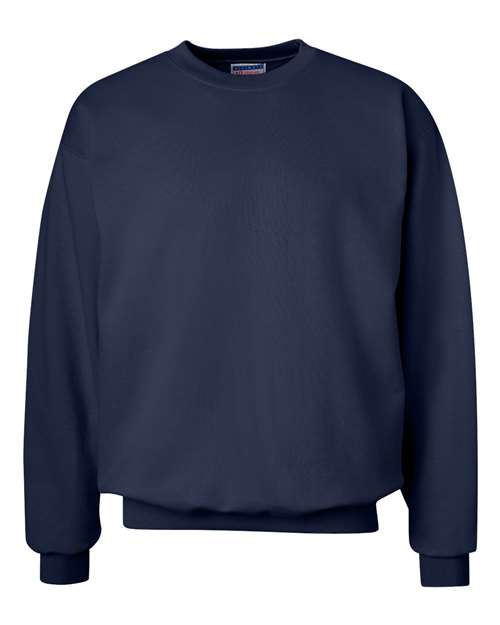 Hanes Unisex Ultimate Cotton® Crewneck Sweatshirt - Navy Front
