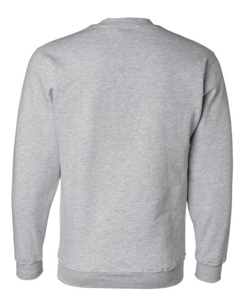 Unisex USA-Made Crewneck Sweatshirt - Dark Ash Back