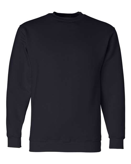 Unisex USA-Made Crewneck Sweatshirt - Navy Front