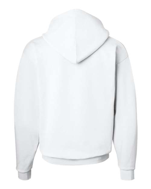 Unisex EcoSmart® Hooded Sweatshirt - White Back