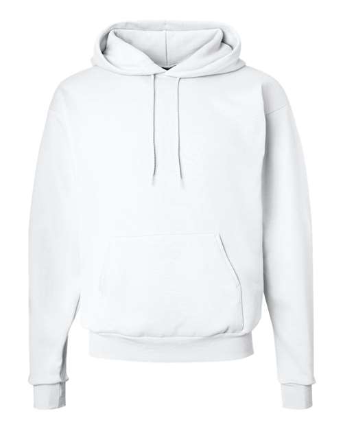 Unisex EcoSmart® Hooded Sweatshirt - White Front