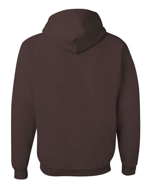 Unisex NuBlend® Hooded Sweatshirt - Chocolate Back
