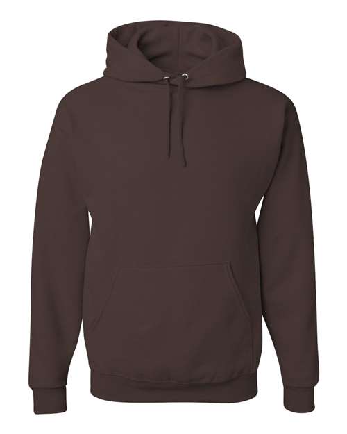 Unisex NuBlend® Hooded Sweatshirt - Chocolate Front