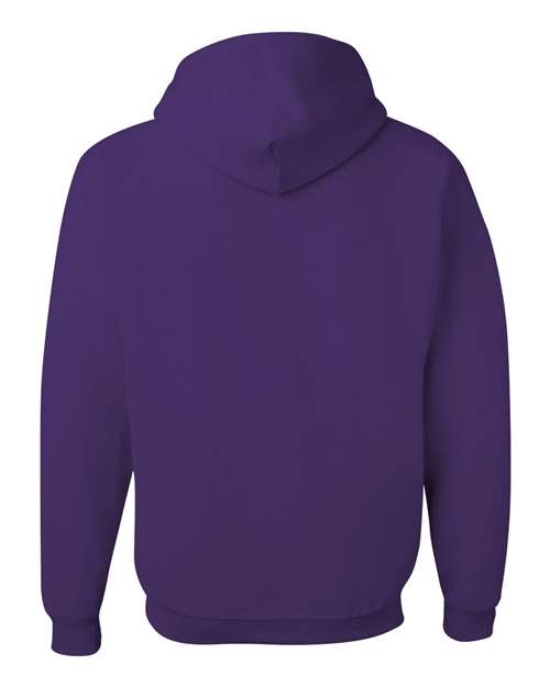 Unisex NuBlend® Hooded Sweatshirt - Deep Purple Back