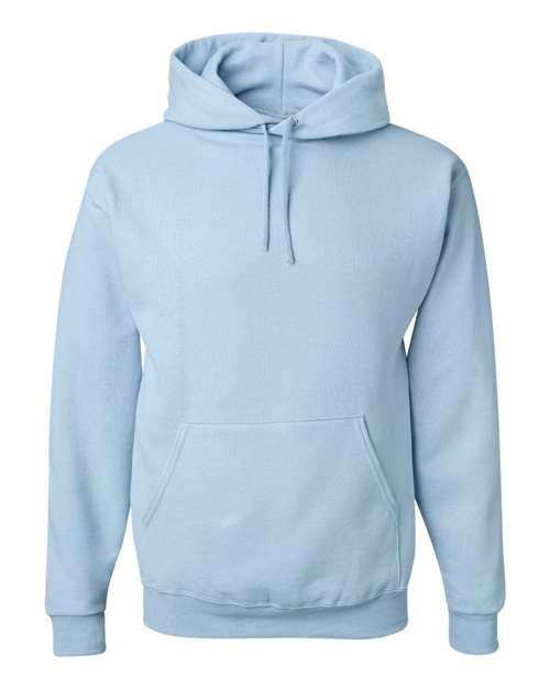 Unisex NuBlend® Hooded Sweatshirt - Light Blue Front