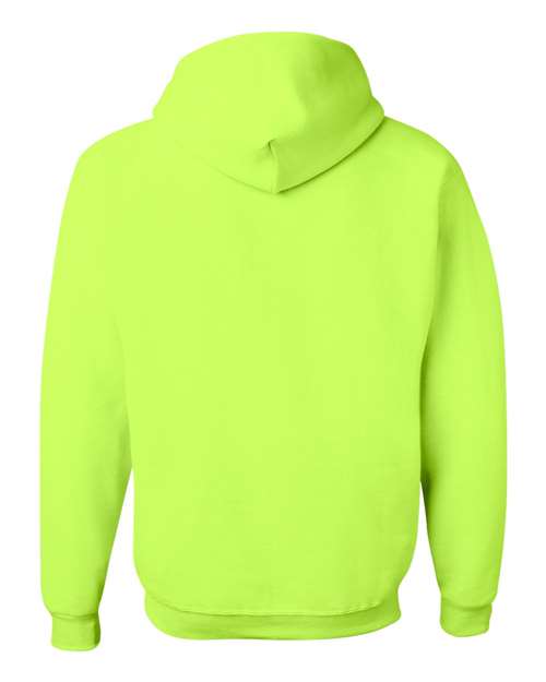 Unisex NuBlend® Hooded Sweatshirt - Safety Green Back