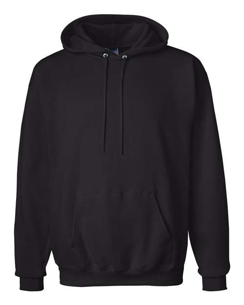 Hanes Unisex Ultimate Cotton® Hooded Sweatshirt - Black Front