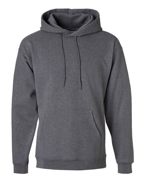 Unisex Ultimate Cotton® Hooded Sweatshirt - Charcoal Heather Front