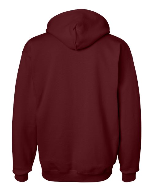 Unisex Ultimate Cotton® Hooded Sweatshirt - Maroon Back