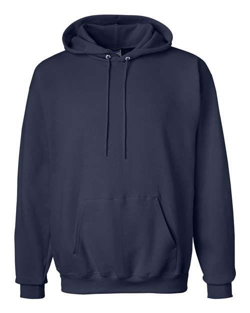 Hanes Unisex Ultimate Cotton® Hooded Sweatshirt - Navy Front