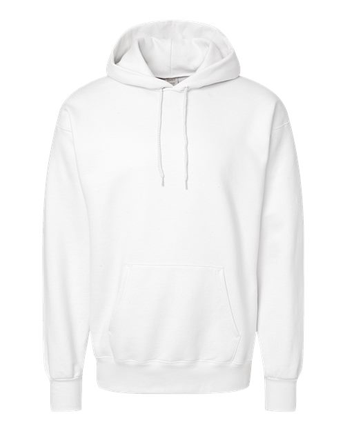 Unisex Ultimate Cotton® Hooded Sweatshirt - White Front