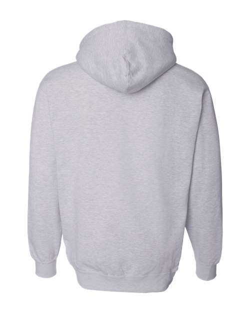 Unisex Heavyweight Hooded Sweatshirt - Grey Heather Back