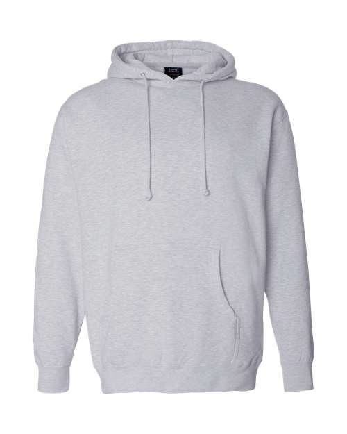 Unisex Heavyweight Hooded Sweatshirt - Grey Heather Front