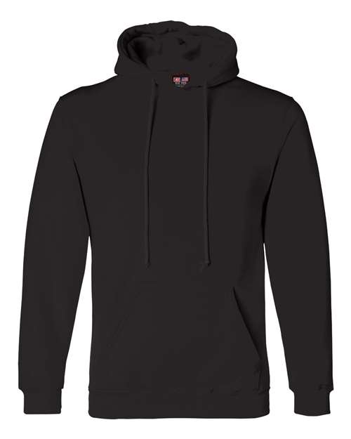 Bayside Unisex USA-Made Hooded Sweatshirt - Black Front