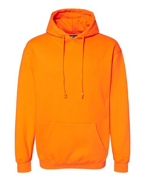 Unisex USA-Made Hooded Sweatshirt - Bright Orange Front