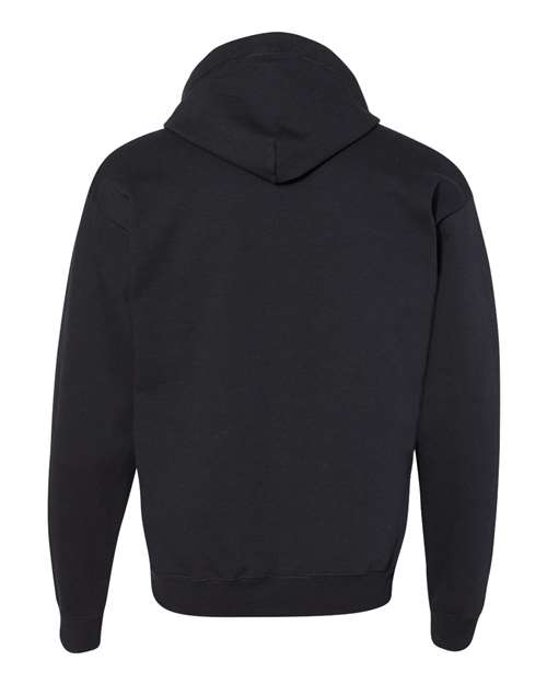 Unisex EcoSmart® Full-Zip Hooded Sweatshirt - Black Back