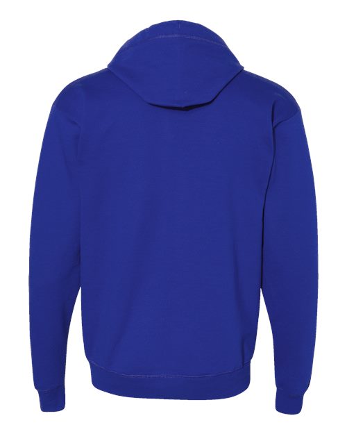 Unisex EcoSmart® Full-Zip Hooded Sweatshirt - Deep Royal Back