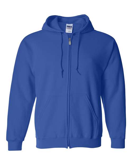 Gildan Unisex Heavy Blend™ Full-Zip Hooded Sweatshirt - Royal Front