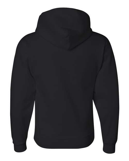 Unisex Super Sweats NuBlend® Hooded Sweatshirt - Black Back