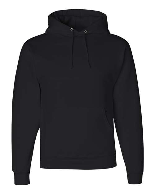 Unisex Super Sweats NuBlend® Hooded Sweatshirt - Black Front