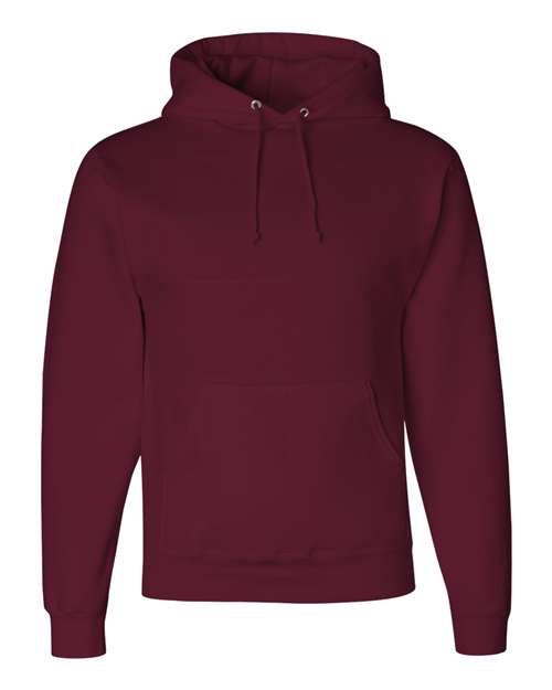 Unisex Super Sweats NuBlend® Hooded Sweatshirt - Maroon Front
