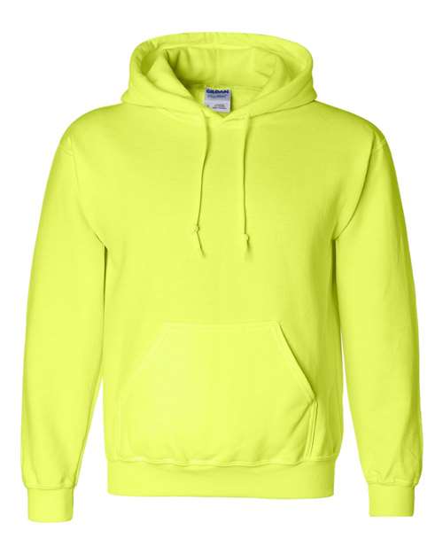 Gildan Unisex DryBlend® Hooded Sweatshirt - Safety Green Front