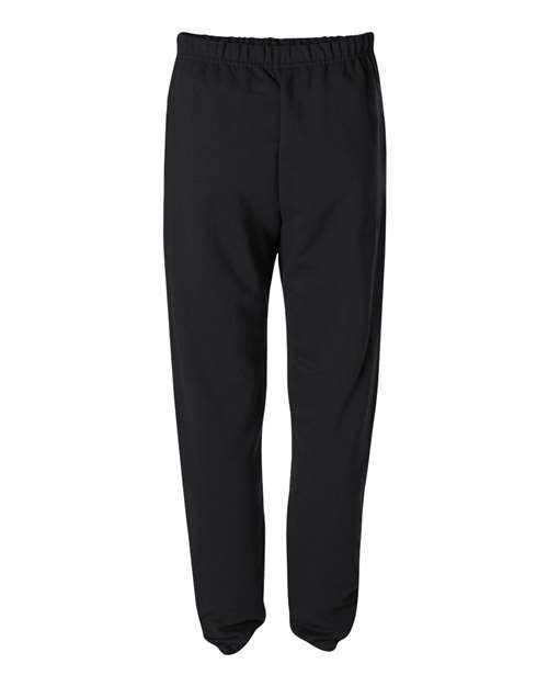 Unisex Super Sweats NuBlend® Sweatpants with Pockets - Black Back