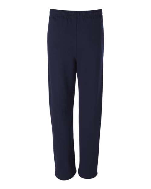 Unisex NuBlend® Open-Bottom Sweatpants with Pockets - J. Navy Back