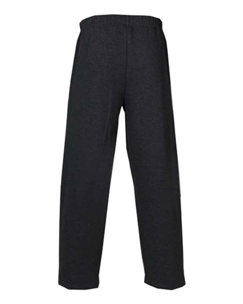 Men's Open-Bottom Sweatpants - Charcoal Back