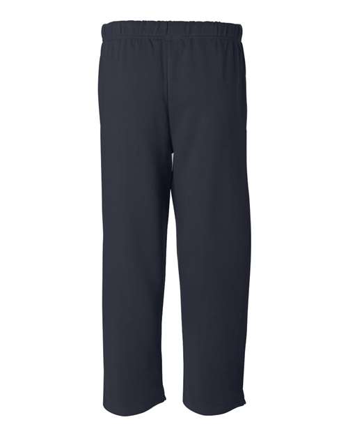 Men's Open-Bottom Sweatpants - Navy Back