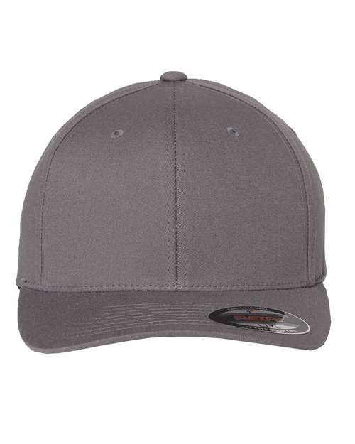 Flexfit V-Flexfit® Cotton Twill Cap - Grey Front