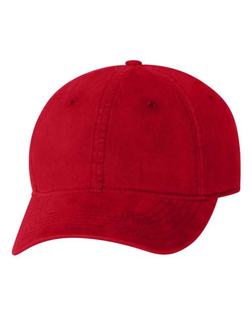 Unstructured Cap - Red Front