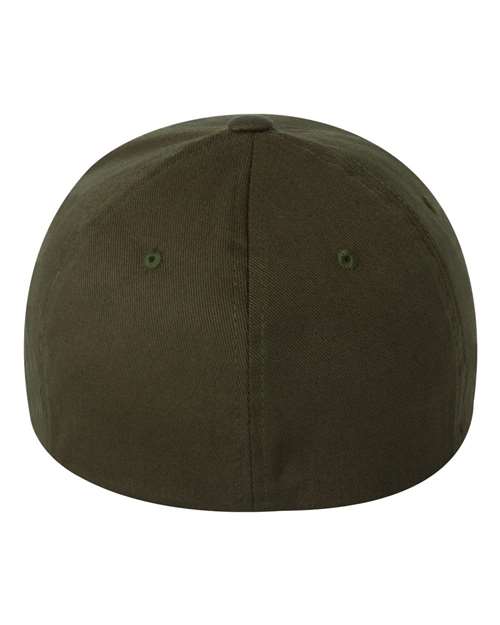 Cotton Blend Cap - Olive Back