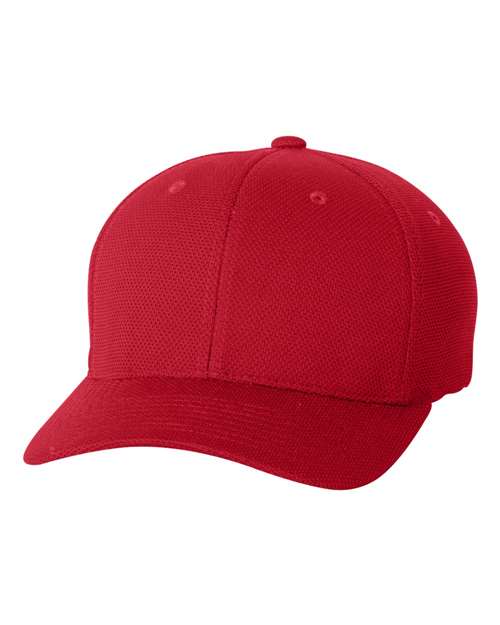 Cool & Dry Piqué Mesh Cap - Red Front