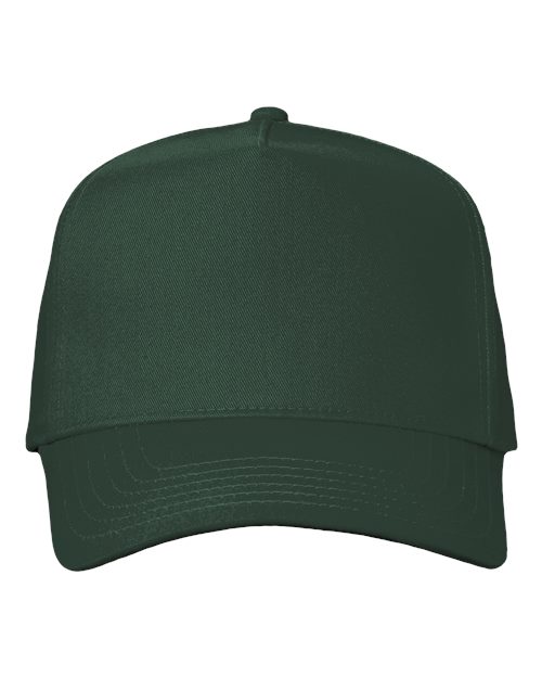 Five-Panel Twill Cap - Forest Front