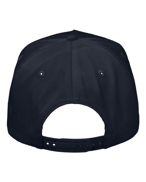 Five-Panel Twill Cap - Navy Back