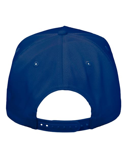 Five-Panel Twill Cap - Royal Blue Back