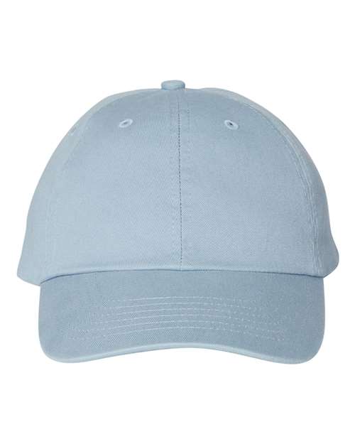 Bio-Washed Classic Dad Hat - Baby Blue Front