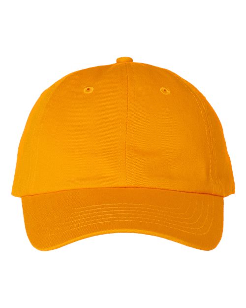 Bio-Washed Classic Dad Hat - Gold Front