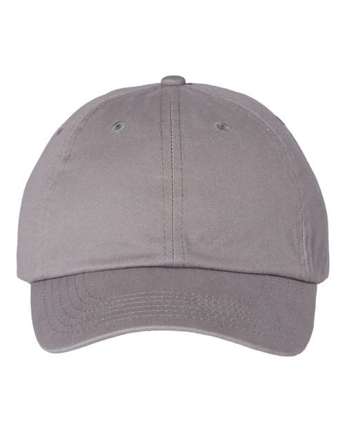 Bio-Washed Classic Dad Hat - Grey Front