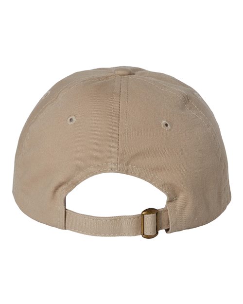 Bio-Washed Classic Dad Hat - Khaki Back