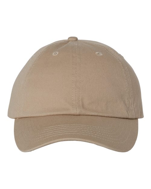 Bio-Washed Classic Dad Hat - Khaki Front