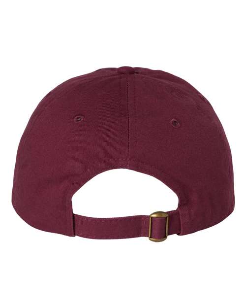 Bio-Washed Classic Dad Hat - Maroon Back