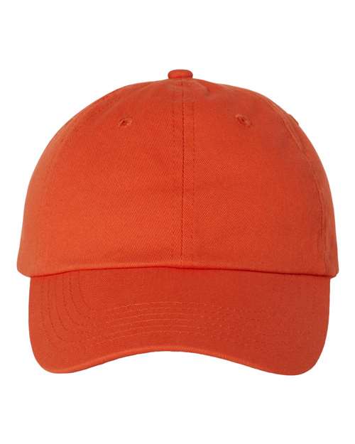 Bio-Washed Classic Dad Hat - Orange Front