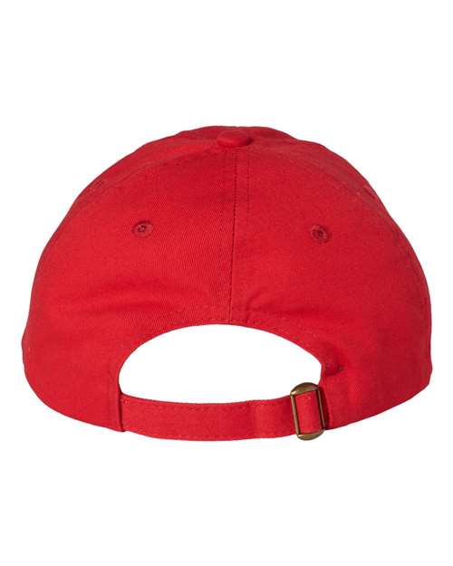 Bio-Washed Classic Dad Hat - Red Back